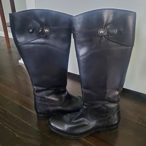 FRYE Tall Leather Boots- Size 7